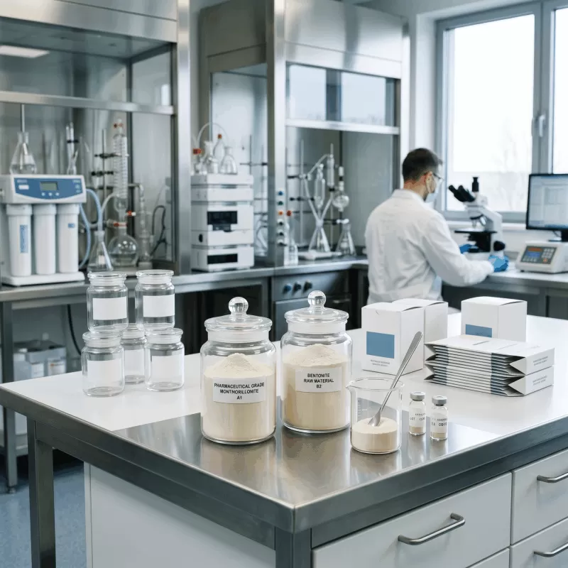 Pharmaceutical Grade Montmorillonite (Bentonite) Raw Material