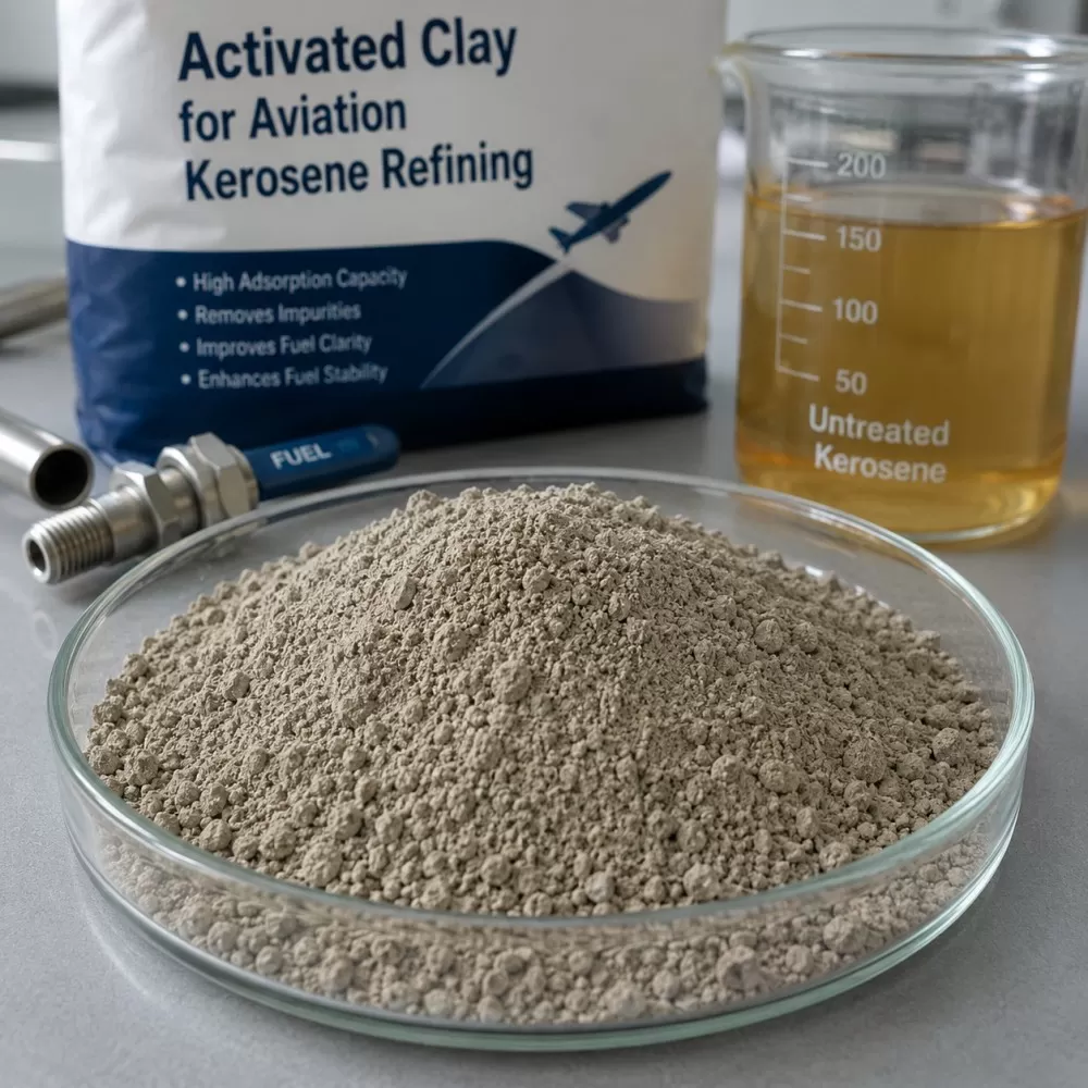 activated clay for Aviation kerosene refining