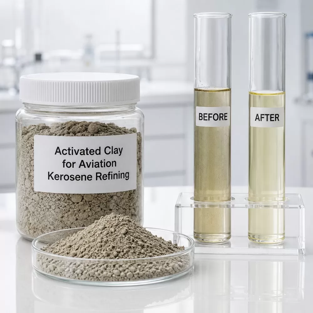 activated clay for Aviation kerosene refining