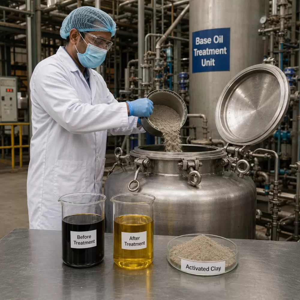 activated clay for Base oil