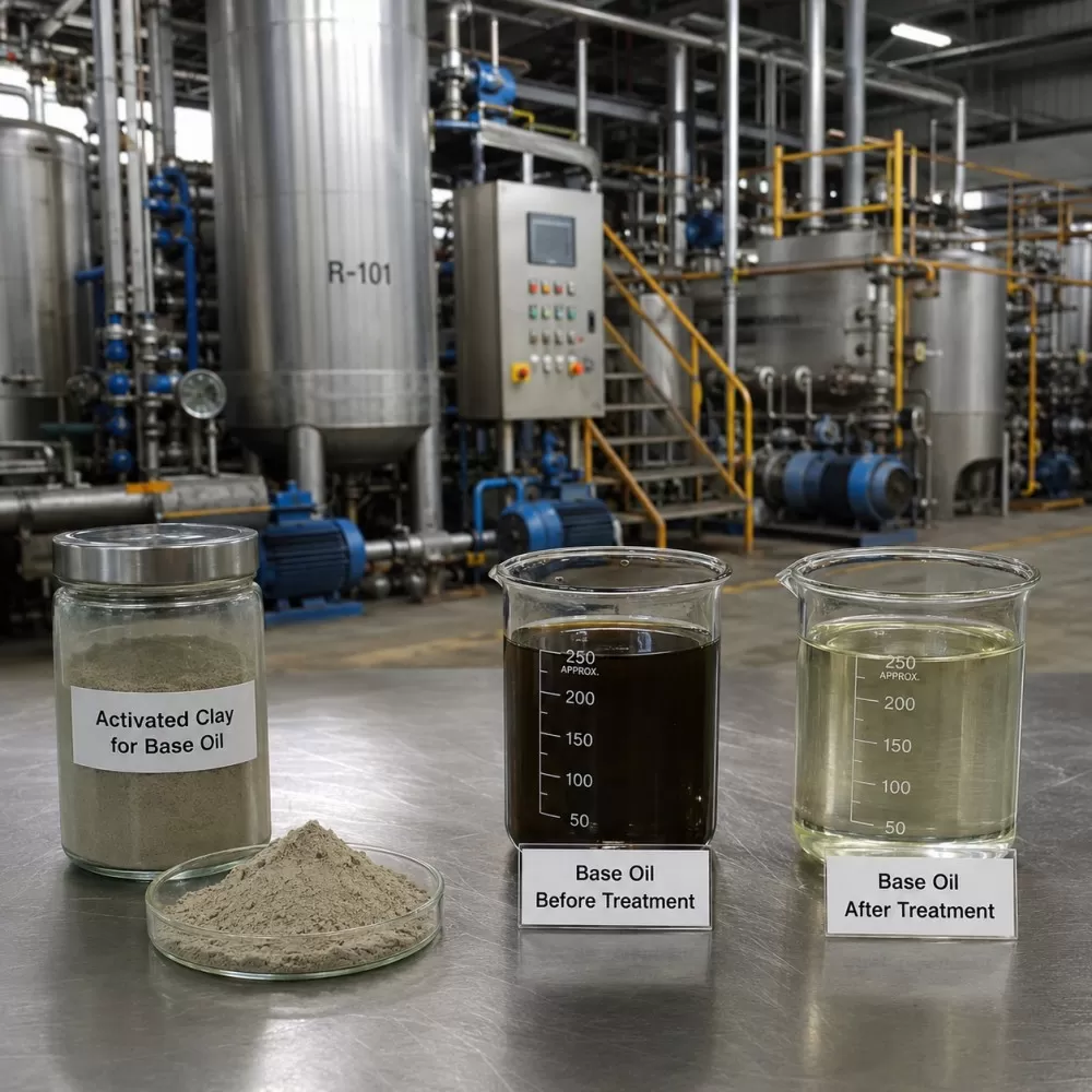 activated clay for Base oil