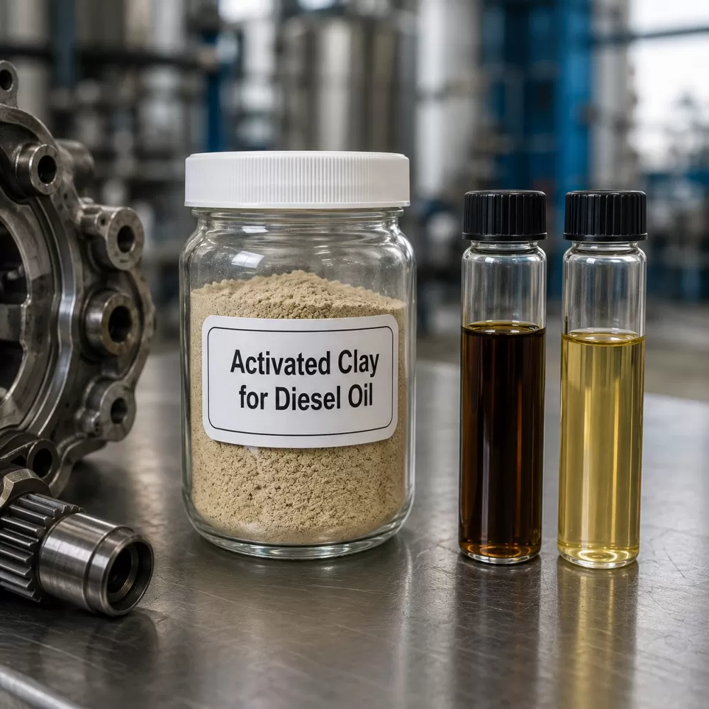activated clay for Diesel oil