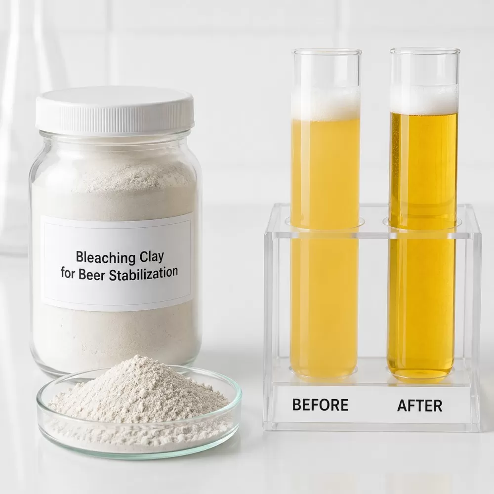 Bleaching Clay for Beer Clarification