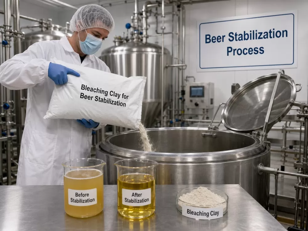 Bleaching Clay for Beer Clarification