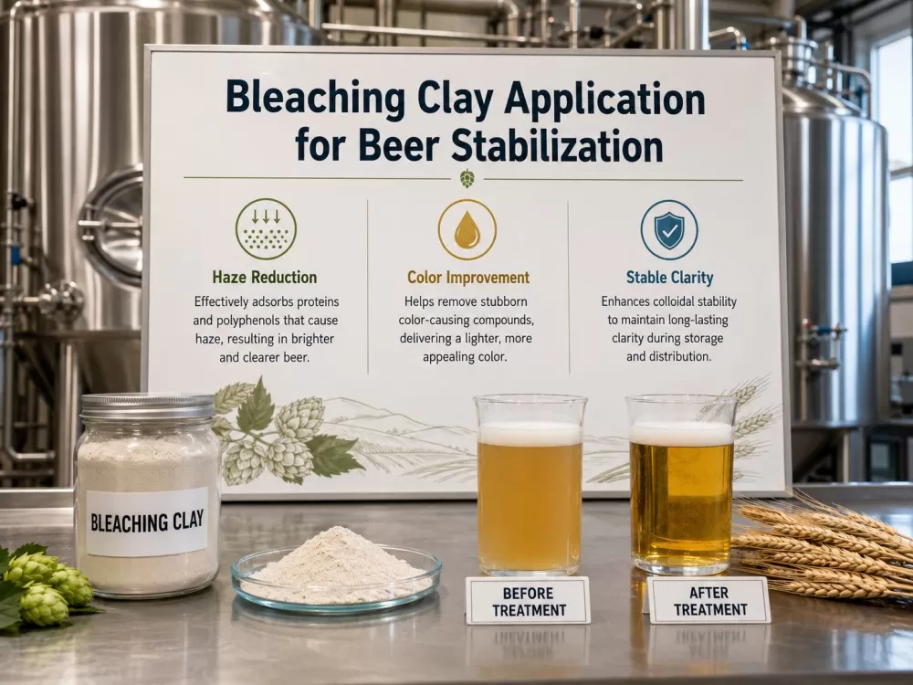 Bleaching Clay for Beer Clarification