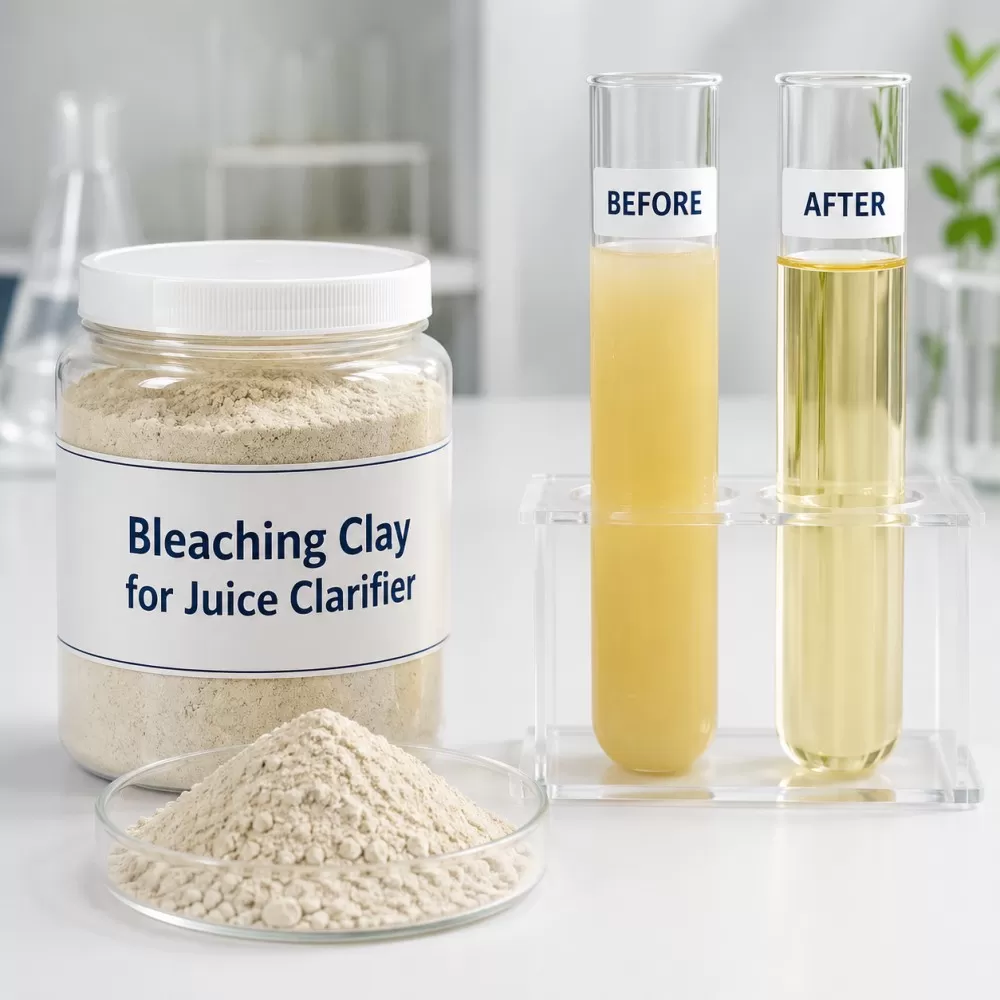 Bleaching Clay for Juice Clarification