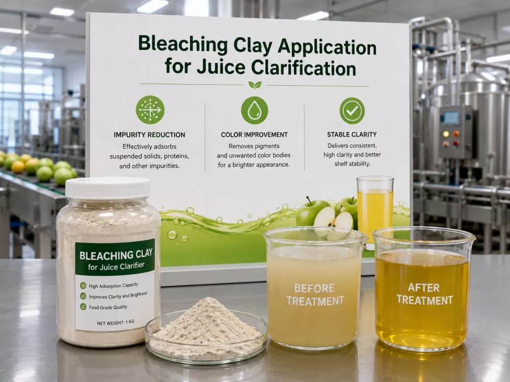 Bleaching Clay for Juice Clarification